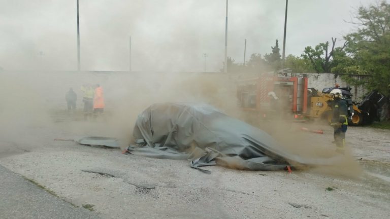 Σέρρες: Άσκηση ετοιμότητας της Πυροσβεστικής – Μέσω προσομοίωσης ο χρόνος αντιμετώπισης τροχαίου με απεγκλωβισμό τραυματία