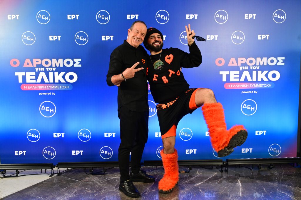 Eurovision Press Day: Ακύλας και Φωκάς Ευαγγελινός υποδέχθηκαν τα ΜΜΕ στο Ραδιομέγαρο της ΕΡΤ