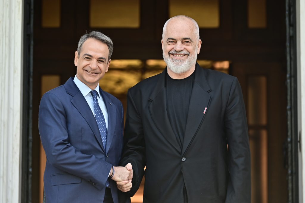 Μητσοτάκης σε Ράμα: Η Ελλάδα στηρίζει την ενταξιακή πορεία της Αλβανίας στην ΕΕ