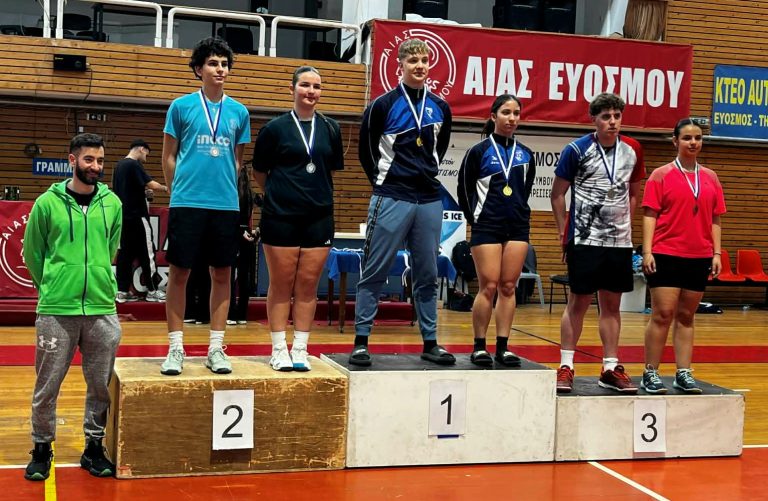 Πανελλήνιων διακρίσεων συνέχεια για την ομάδα μπάτμιντον του «Δημοκρίτειου Κομοτηνής»