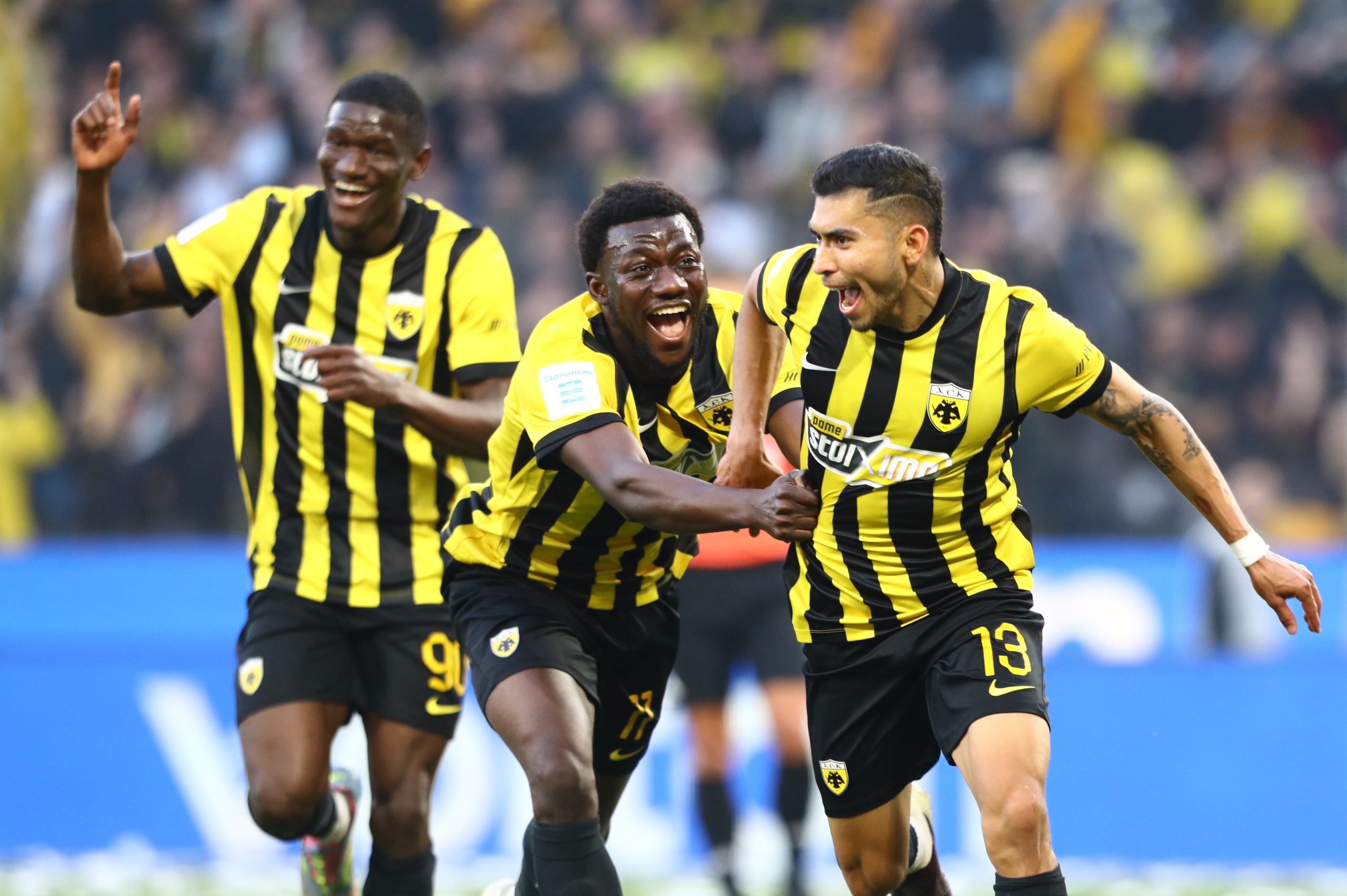 H ΑΕΚ ισοπέδωσε τον ΠΑΟΚ (3-0) και πέταξε για πρωτάθλημα