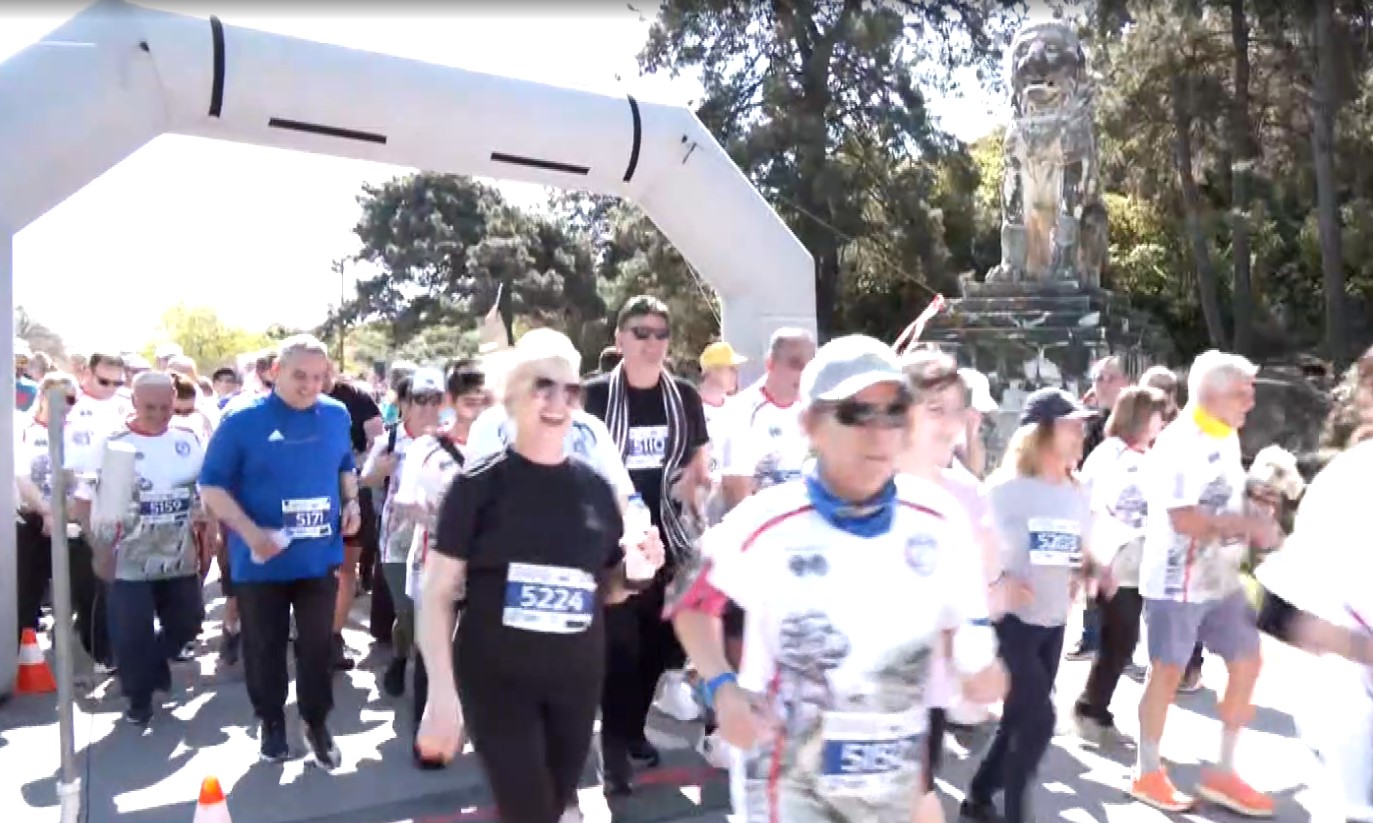 Το 1ο «AMPHIPOLIS AHEPA RUN» με φόντο τον Λέοντα της Αμφίπολης