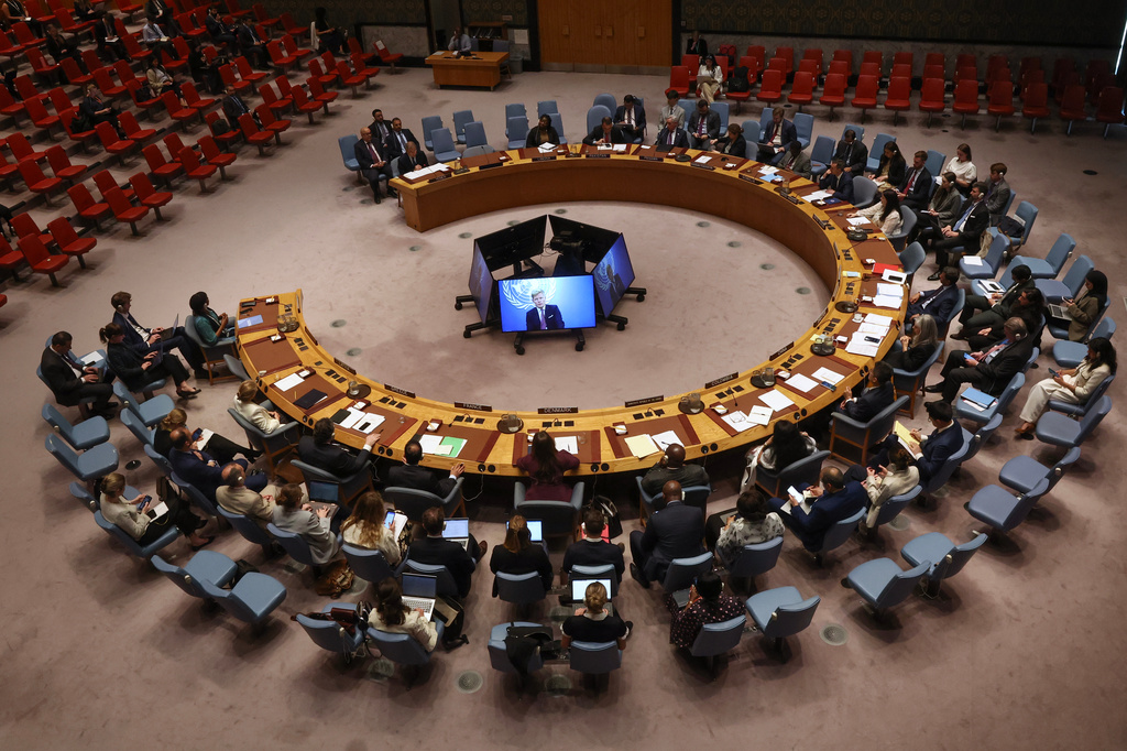 APTOPIX UN Security Council Middle East