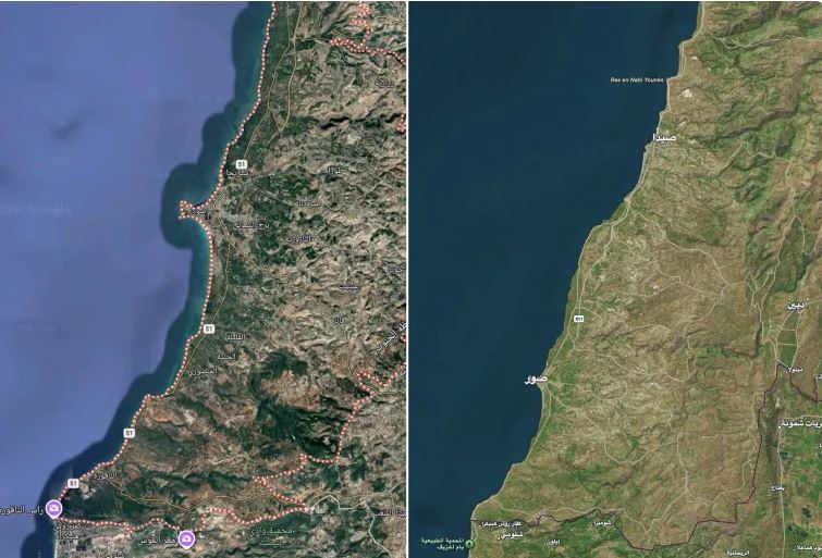 Αντιδράσεις στα social μετά τη διάδοση βίντεο που δείχνουν ότι οι χάρτες της Apple δεν εμφανίζουν τα ονόματα χωριών στο νότιο Λίβανο