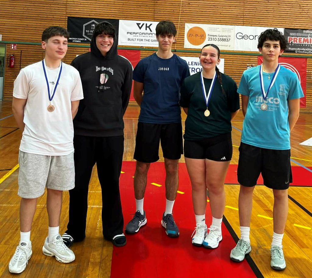 Πανελλήνιων διακρίσεων συνέχεια για την ομάδα μπάτμιντον του «Δημοκρίτειου Κομοτηνής»