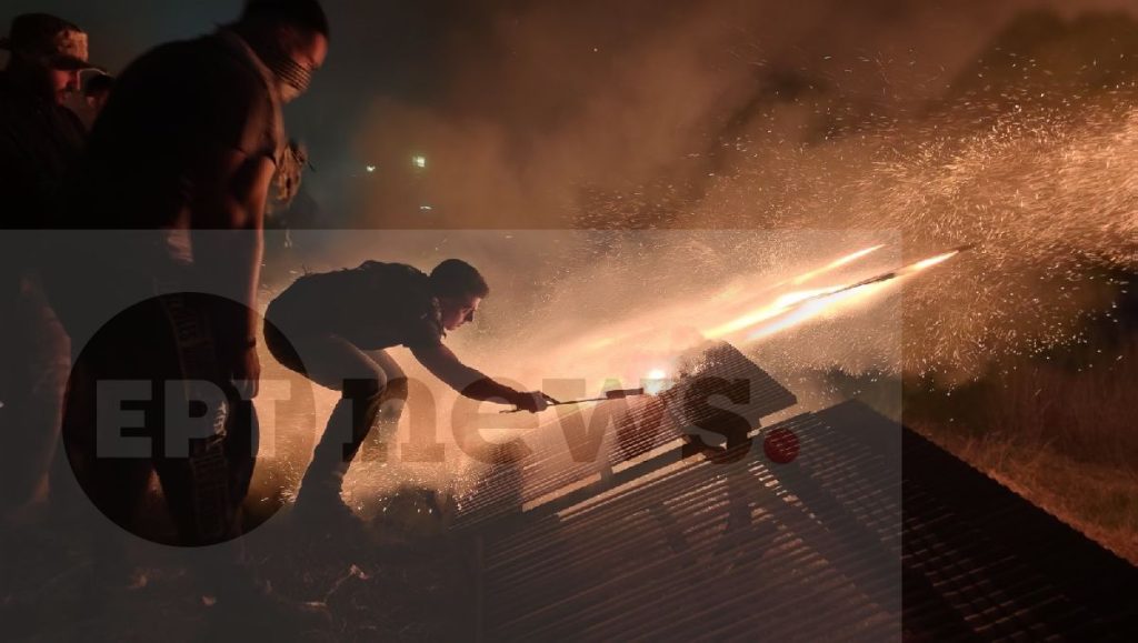 Ρουκέτες αναστάσιμες στο Βροντάδο της Χίου