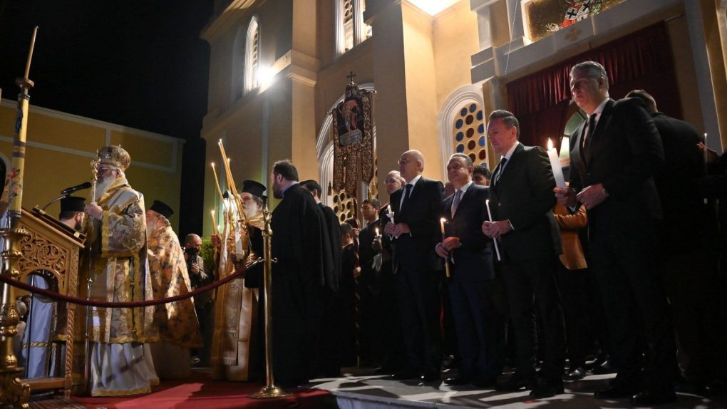 Ν. Δένδιας από τον Έβρο: Μεγάλη μου χαρά και μεγάλη μου τιμή που είχαμε την ευκαιρία να ανταλλάξουμε ευχές με τους Ακρίτες μας