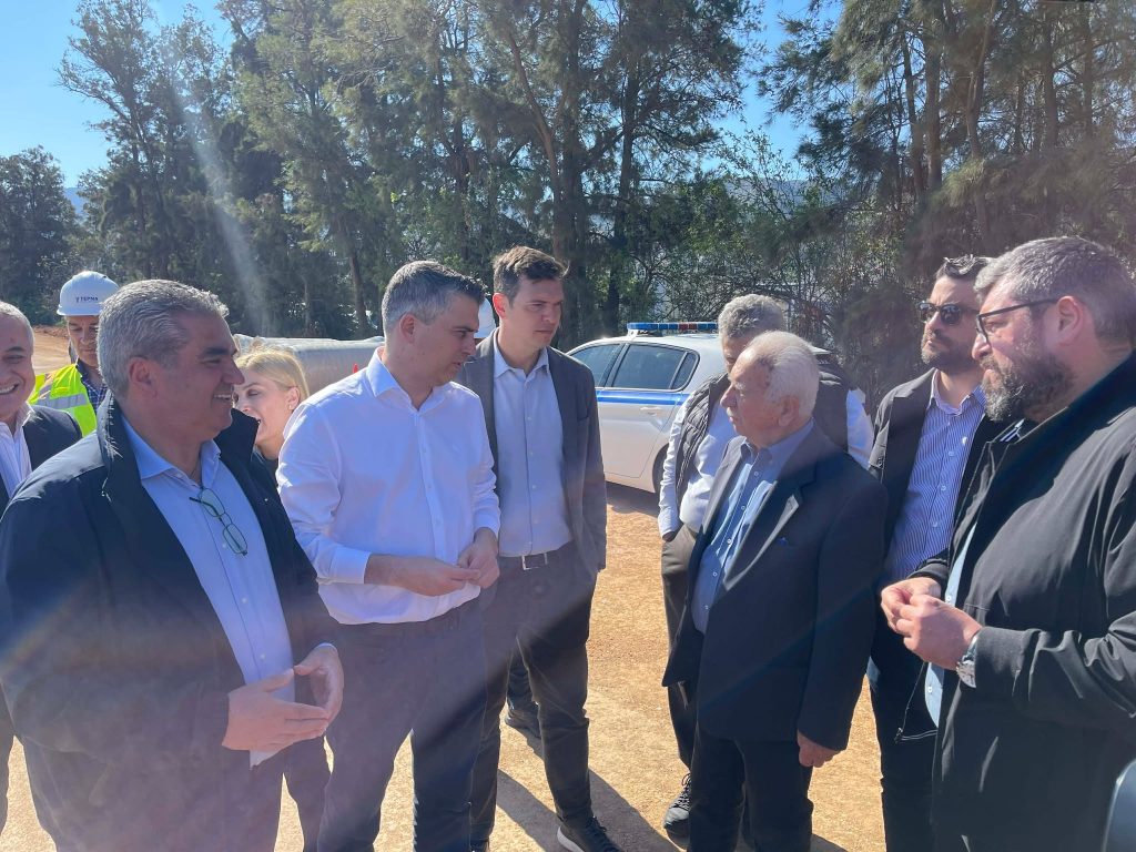 Στα εργοτάξια του νέου ΒΟΑΚ σε Χανιά και Ρέθυμνο ο Υπουργός υποδομών και Μεταφορών