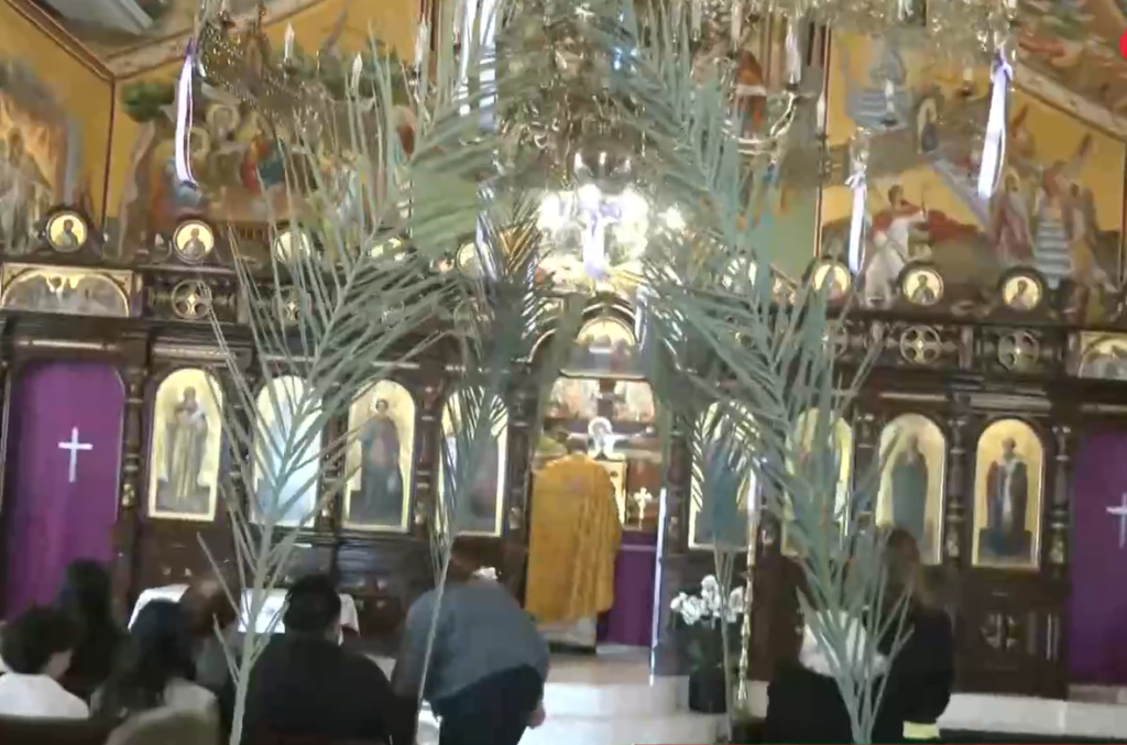 Bηρυτός: Κυριακή των Βαΐων στον Άγιο Γεώργιο εν μέσω πολέμου – Προσευχές των Ορθοδόξων για ειρήνη