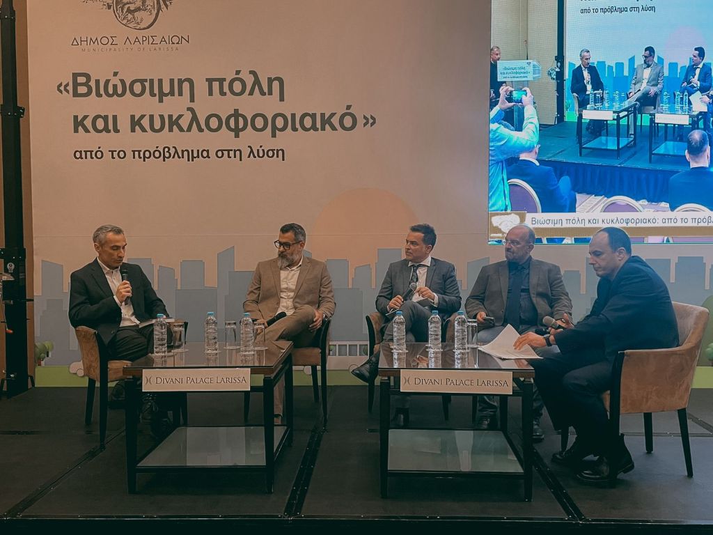 Τους πέντε άξονες για να γίνει η Λάρισα βιώσιμη πόλη παρουσίασε ο Θαν. Μαμάκος