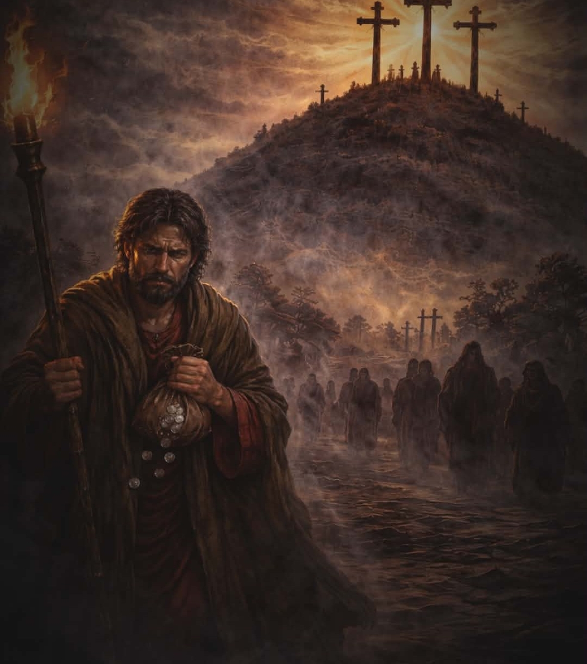 Καίνε τον Ιούδα σε Λεβίδι και Τρίπολη