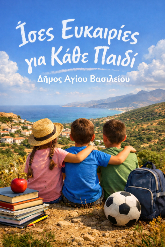 Πρόταση για την προστασία των παιδιών και την καταπολέμηση της παιδικής φτώχειας στον Δήμο Αγ. Βασιλείου