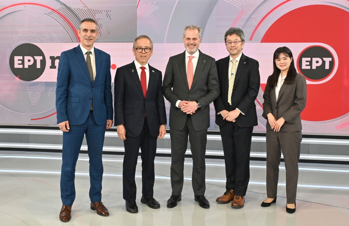 Επίσκεψη του Ιάπωνα Πρέσβη στην ΕΡΤ – Η ΕΡΤ χορηγός επικοινωνίας της Ιαπωνίας στη ΔΕΘ στην οποία θα είναι η τιμώμενη χώρα