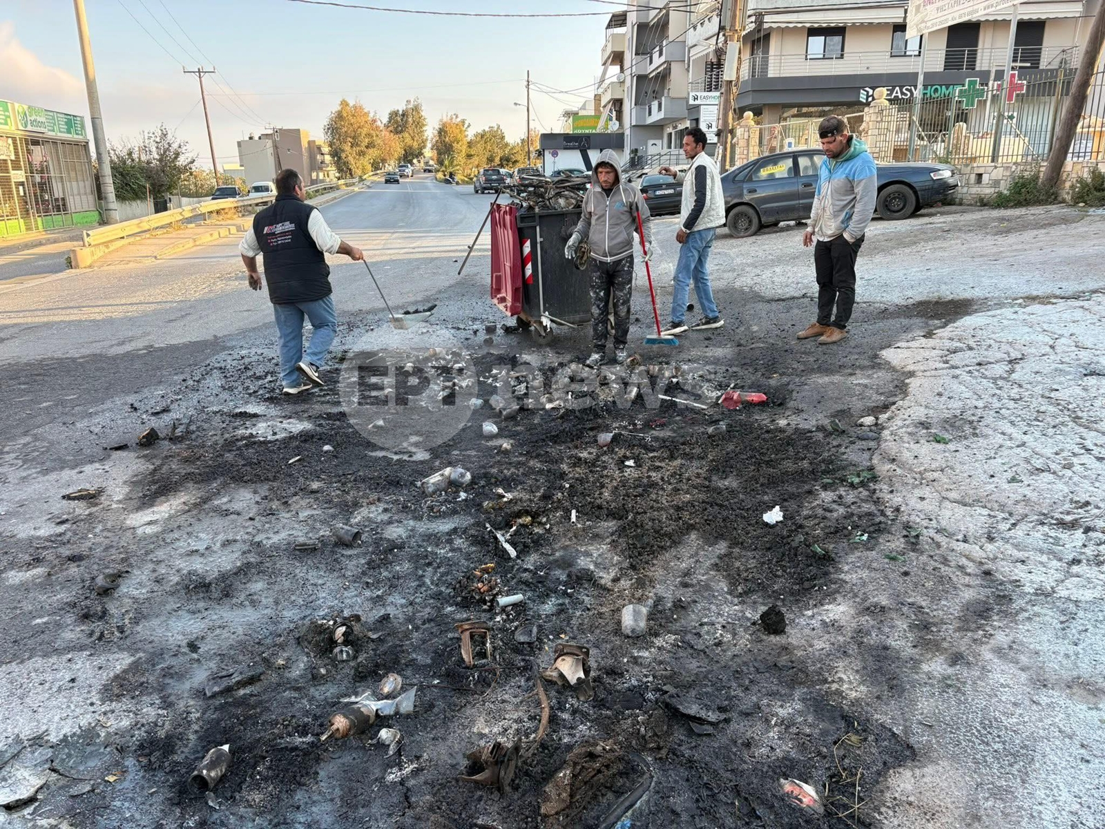 Ηράκλειο: Καταστροφές και βανδαλισμοί στο «Χριστός Ανέστη»