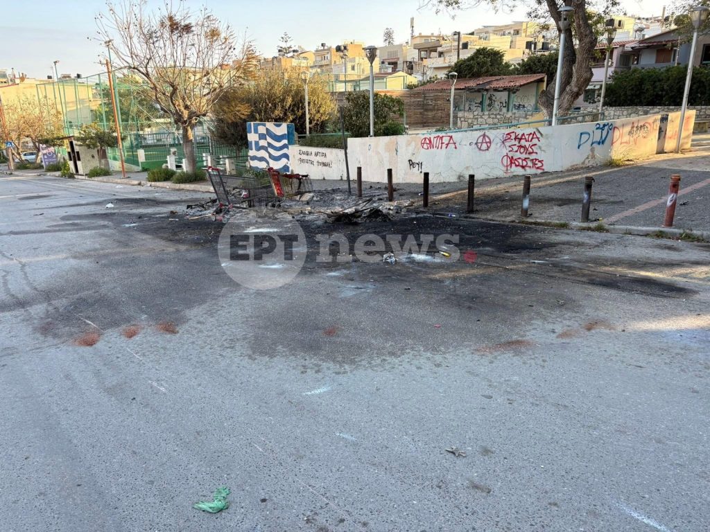 Ηράκλειο: Καταστροφές και βανδαλισμοί στο «Χριστός Ανέστη»