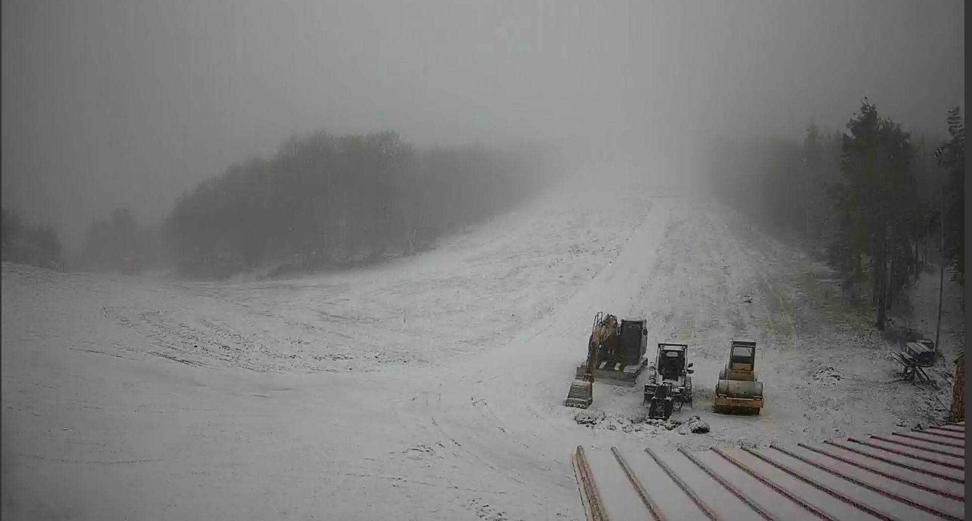 Σέρρες: Χιονίζει από το μεσημέρι στον Λαϊλιά