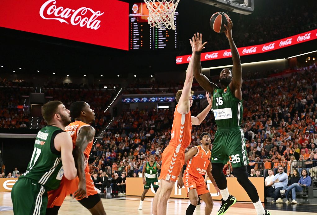 ËÅÓÏÑ <br>ÂÁËÅÍÈÉÁ - ÐÁÍÁÈÇÍÁÉÊÏÓ <br> (ÐËÅÉ ÏÖ ÅÕÑÙËÉÃÊÁ 2025-2026) Euroleague: «Μίλησε» η ψυχή του επτάστερου Παναθηναϊκού που νίκησε 68-67 στη Βαλένθια και έκανε το break