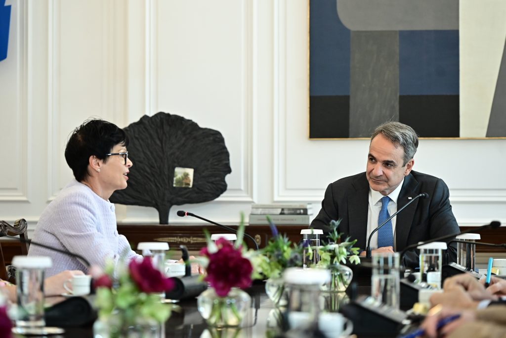 Η ενσωμάτωση των Δυτικών Βαλκανίων στο επίκεντρο της συνάντησης του Πρωθυπουργού με την αρμόδια επίτροπο, Μάρτα Κος