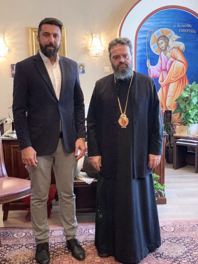 Toν Σεβασμιότατο Μητροπολίτη Μαρωνείας και Κομοτηνής επισκέφθηκε ο Οζγκιούρ Φερχάτ