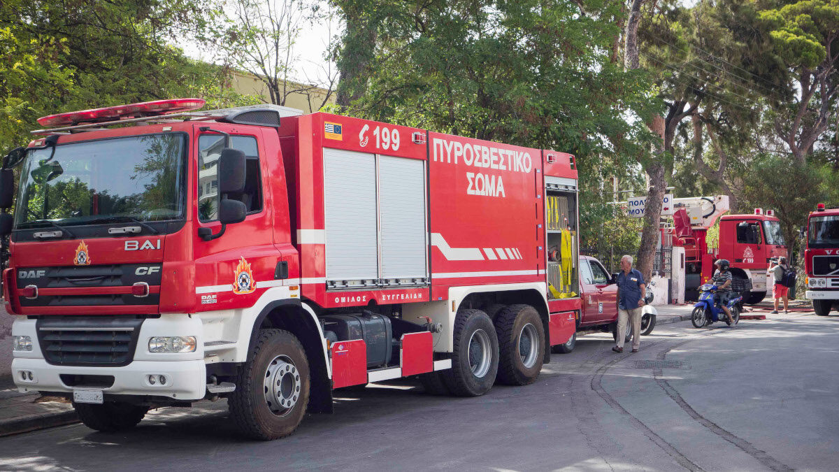 Συναγερμός στην Πυροσβεστική Χανίων για φωτιά σε διαμέρισμα