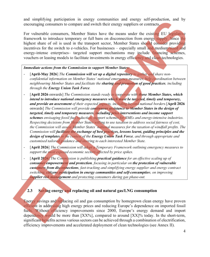 Το σχέδιο της Κομισιόν για το ενεργειακό σοκ από τη Μέση Ανατολή