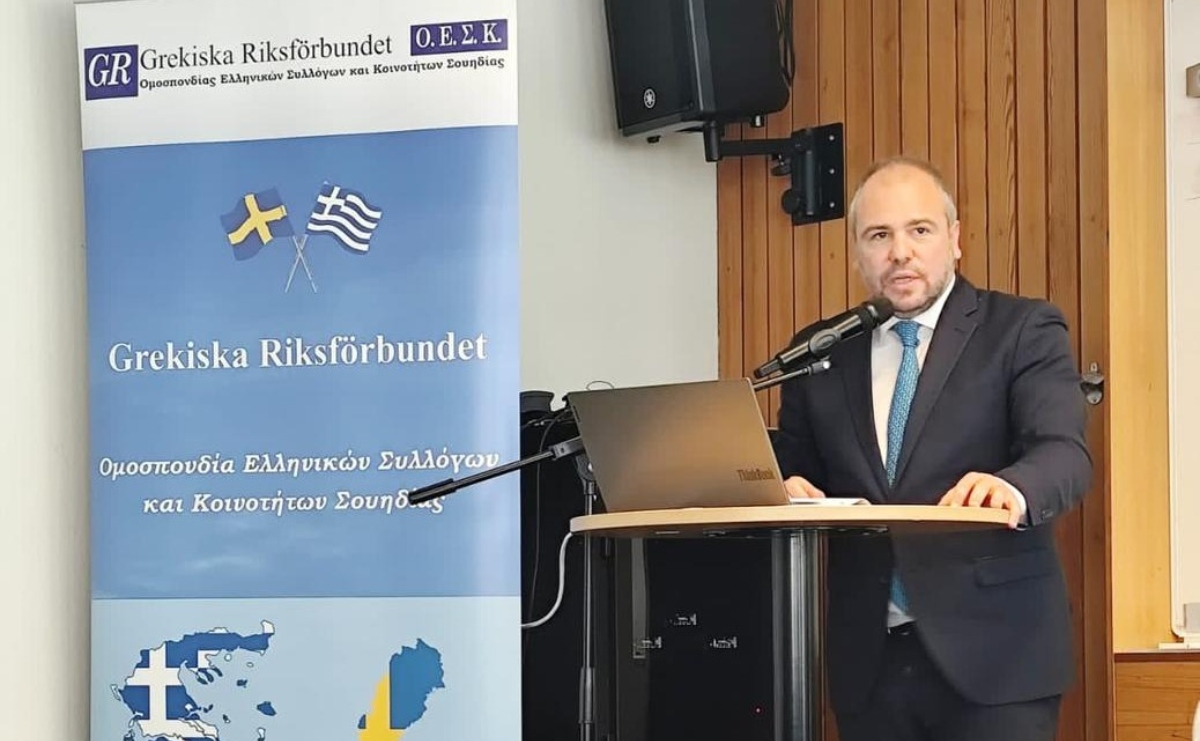 Στην Ελληνική Ομογένεια της Σουηδίας ο Φίλιππος Φόρτωμας