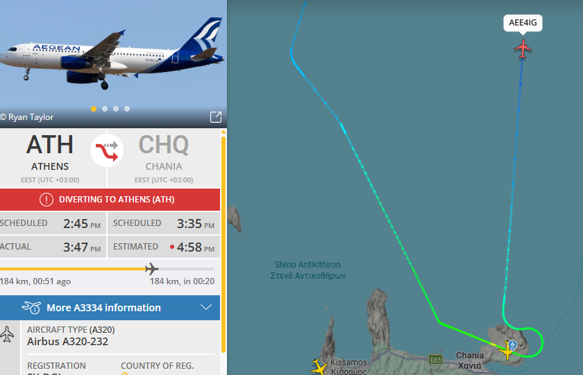 Χανιά: Προβλήματα και στις πτήσεις λόγω καιρού