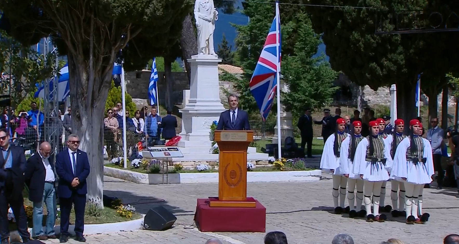 Μητσοτάκης στις εκδηλώσεις για τα 200 χρόνια από την Έξοδο: Το Μεσολόγγι μάς υπενθυμίζει ότι Ελευθερία και Δημοκρατία δεν είναι ποτέ δεδομένες