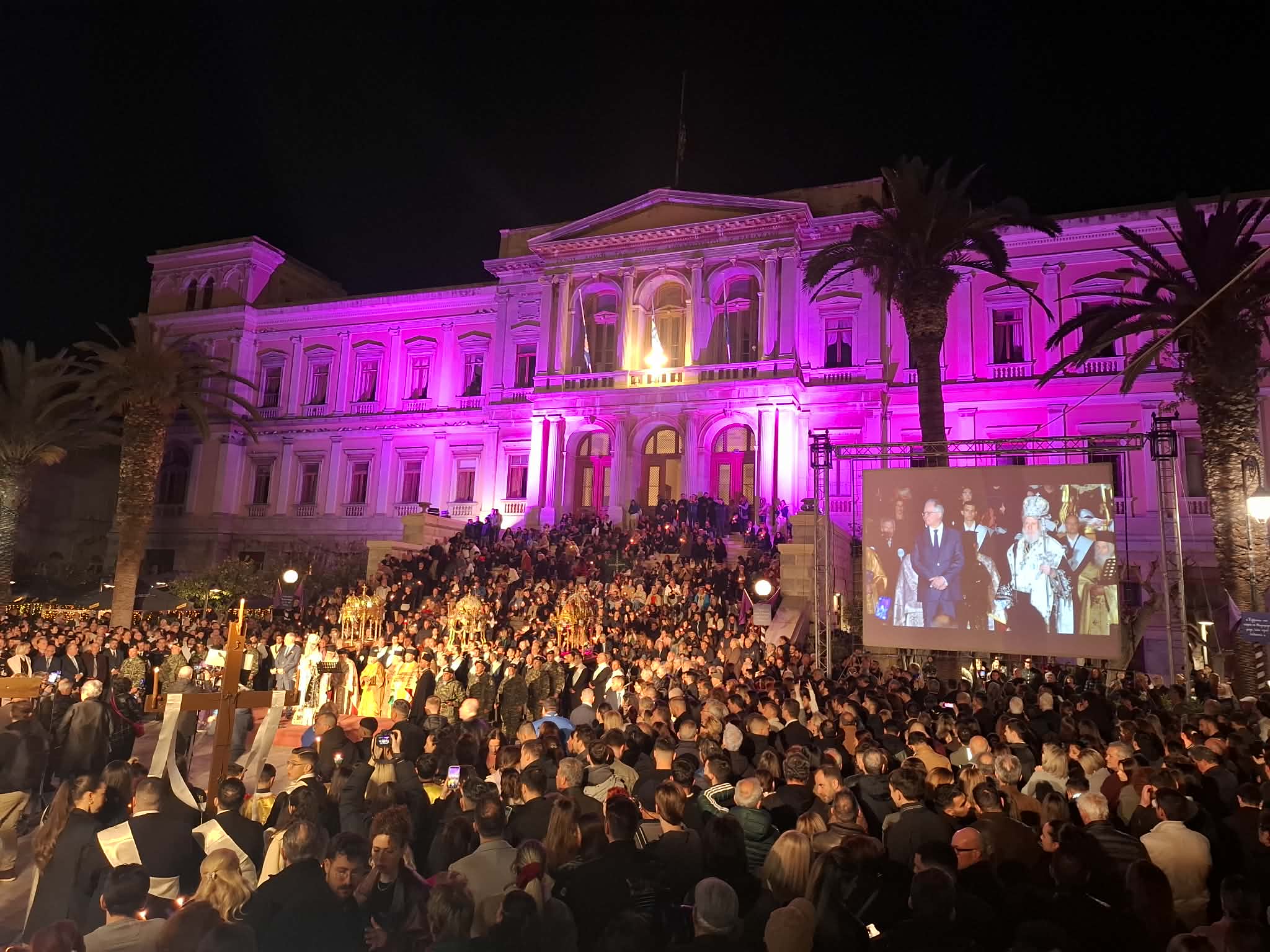 Στη Σύρο ο Πρόεδρος της Δημοκρατίας για την Ακολουθία του Επιταφίου