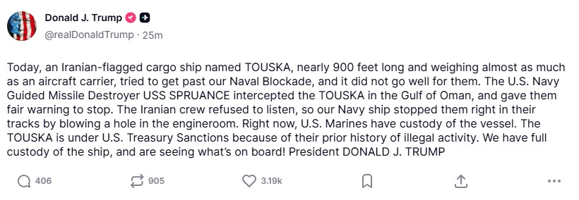 &Tau;&rho;&alpha;&mu;&pi;: &Upsilon;&pi;ό &tau;&omicron;&nu; έ&lambda;&epsilon;&gamma;&chi;&omicron; &tau;&omega;&nu; &Eta;&Pi;&Alpha; &pi;&lambda;&omicron;ί&omicron; &mu;&epsilon; &iota;&rho;&alpha;&nu;&iota;&kappa;ή &sigma;&eta;&mu;&alpha;ί&alpha; &pi;&omicron;&upsilon; &pi;&rho;&omicron;&sigma;&pi;ά&theta;&eta;&sigma;&epsilon; &nu;&alpha; &sigma;&pi;ά&sigma;&epsilon;&iota; &tau;&omicron;&nu; &alpha;&mu;&epsilon;&rho;&iota;&kappa;&alpha;&nu;&iota;&kappa;ό &alpha;&pi;&omicron;&kappa;&lambda;&epsilon;&iota;&sigma;&mu;ό