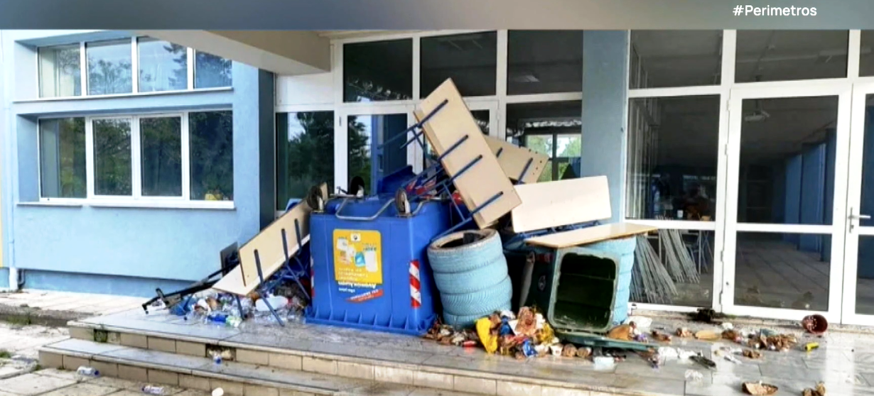 Άγνωστοι βανδάλισαν το 3ο γυμνάσιο Λαρίσης για 4η φορά
