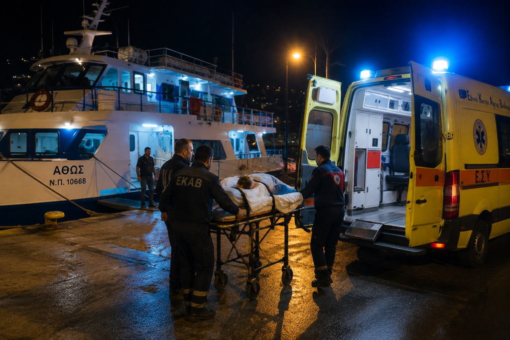 Επείγουσα διακομιδή 28χρονης από τη Σκιάθο στο Νοσοκομείο του Βόλου