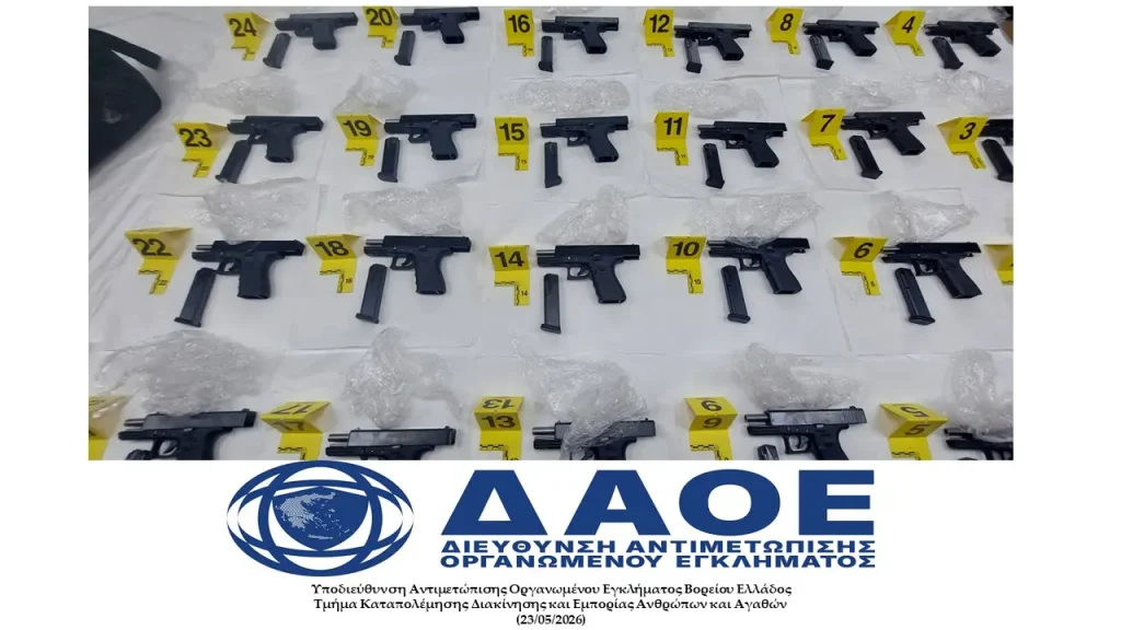 Θράκη: Συνελήφθησαν δύο για κατοχή όπλων «φαντασμάτων» – Θα προμήθευαν την τουρκική μαφία