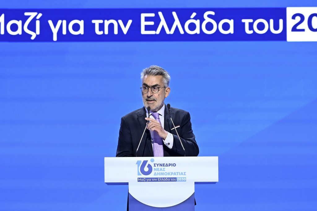 Χαιρετισμός στο 16ο Συνέδριο της ΝΔ των εκπροσώπων του ΠΑΣΟΚ και του ΣΥΡΙΖΑ