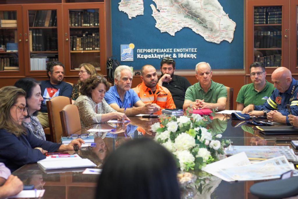 Στην Κεφαλονιά ο γ.γ. Πολιτικής Προστασίας – Στο επίκεντρο η αντιπυρική θωράκιση του νησιού