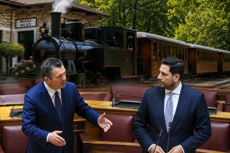 Η πορεία αναβάθμισης της γραμμής για του Μουτζούρη και τα γνήσια αντίγραφα στη Βουλή