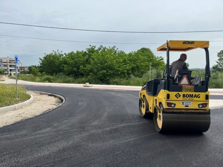 Υπό κατασκευή νέος κυκλικός κόμβος στα Τρίκαλα