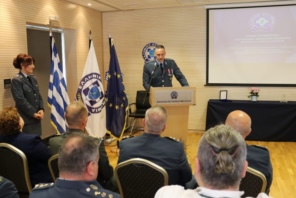 Βόλος: To μετάλλιο ανδραγαθίας δόθηκε στον ανθυπαστυνόμο Μιχαήλ Σουντουλουμάκη