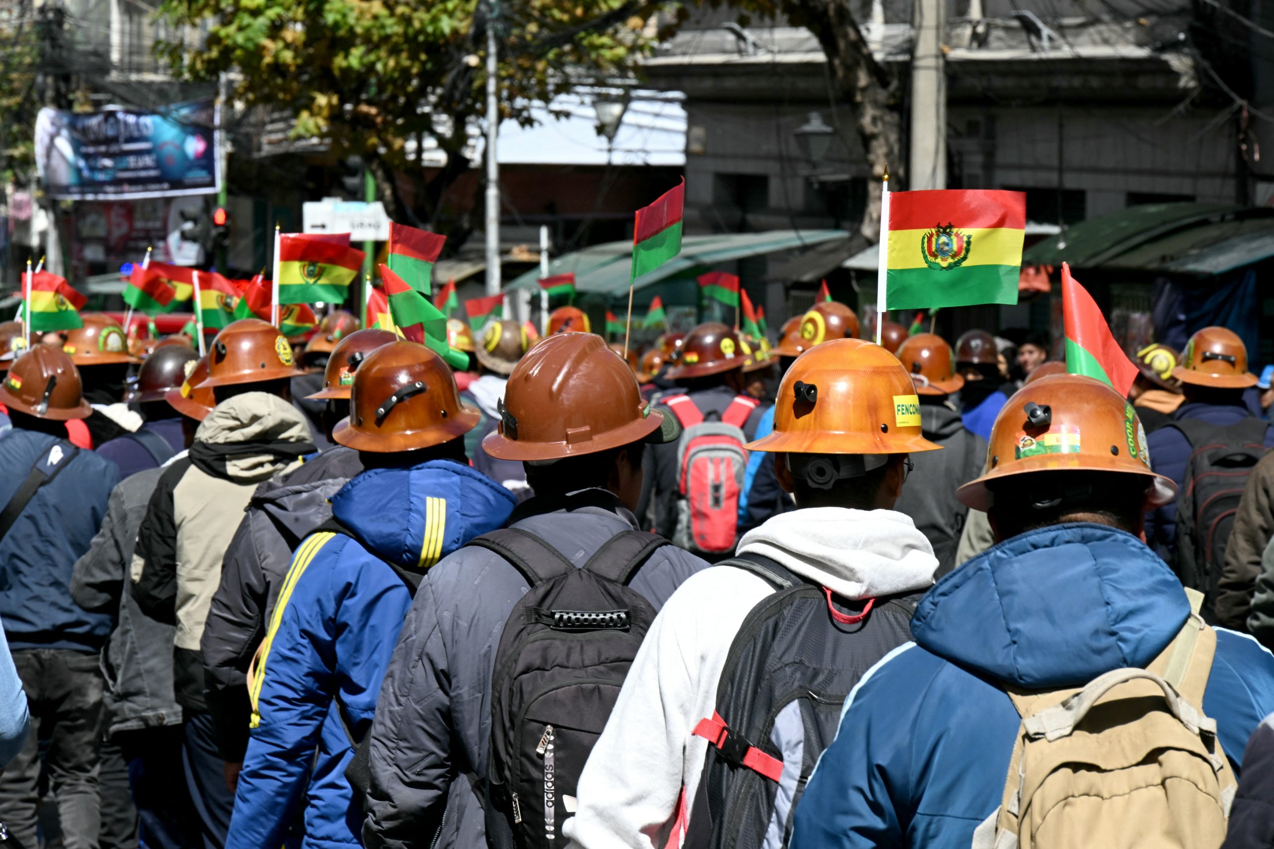 BOLIVIA-MINERS-PROTEST Απεργία χιλιάδων εργαζομένων στα ορυχεία στη Βολιβία και συγκρούσεις με την αστυνομία