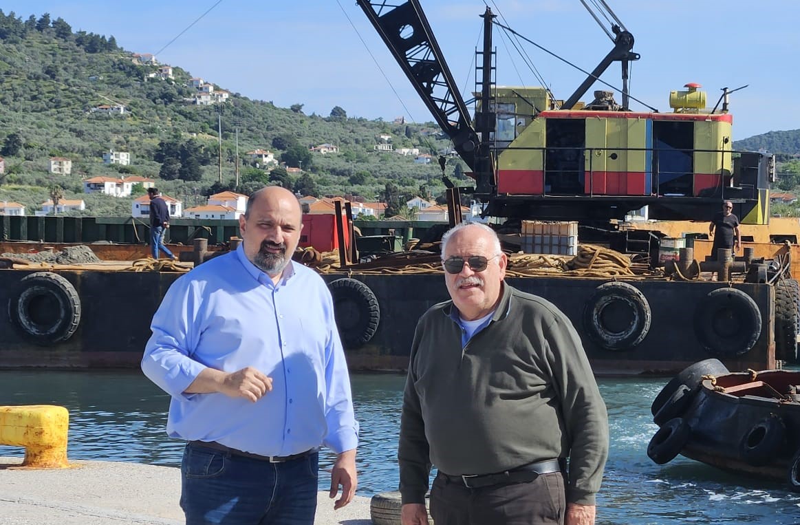 Τέλος Μαΐου ολοκληρώνεται η εκβάθυνση του λιμανιού της Σκοπέλου