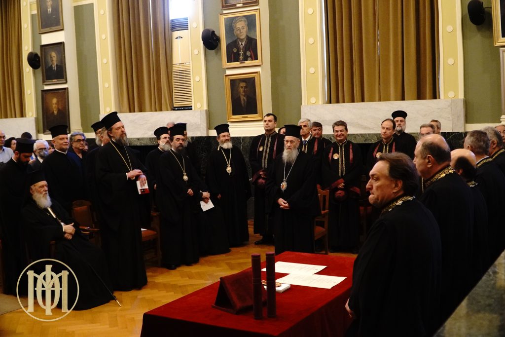 Επίσκεψη του Αρχιεπισκόπου Ιερωνύμου στη Θεσσαλονίκη– Επίτιμος διδάκτορας της Θεολογικής αναγορεύτηκε ο Μητροπολίτης Ναυπάκτου Ιερόθεος