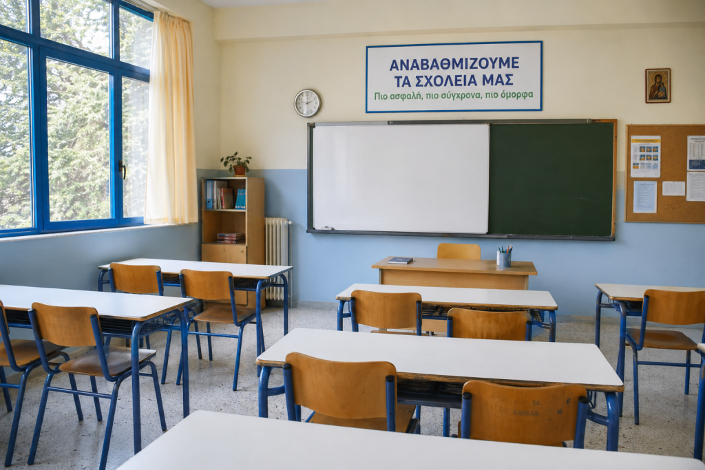Αναβαθμίζονται πέντε σχολεία της Μαγνησίας μέσω του προγράμματος “Μαριέττα Γιαννάκου”