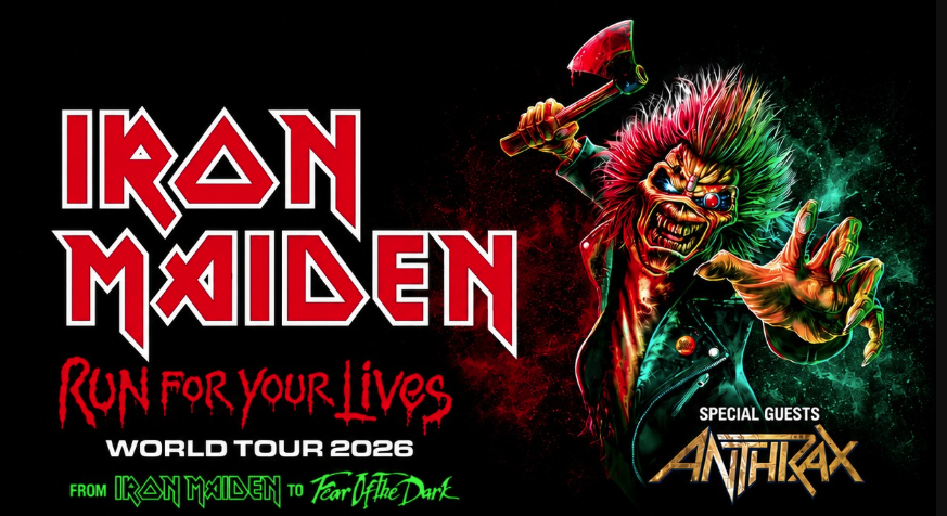 Στη σκηνή του ΟΑΚΑ οι Iron Maiden – Πάνω από 50.000 θαυμαστές απολαμβάνουν τη συναυλία του θρυλικού συγκροτήματος