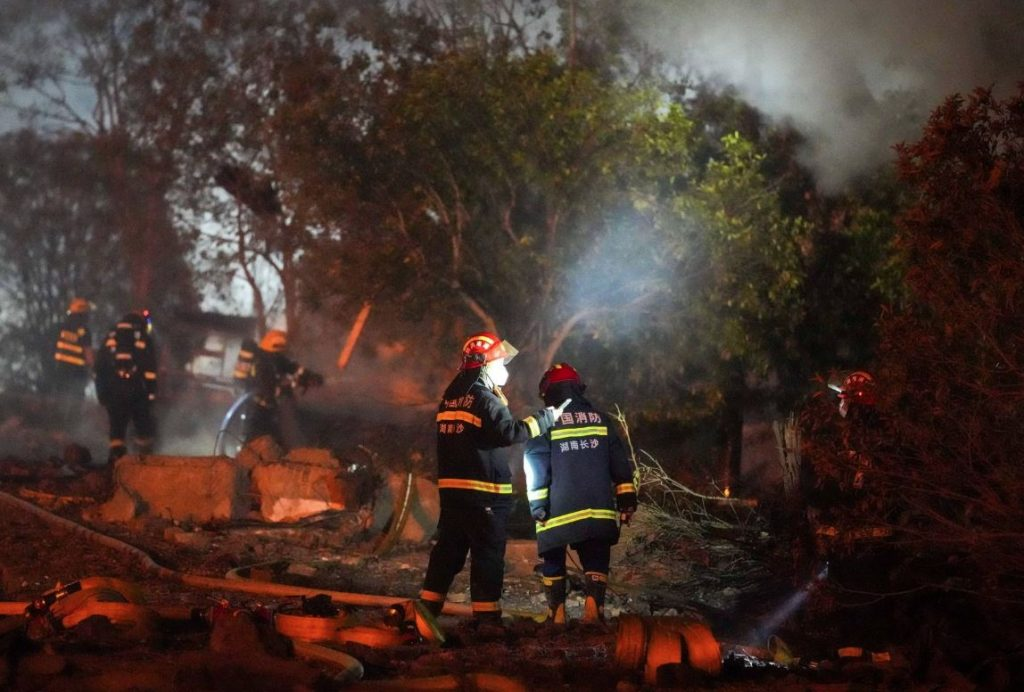 Κίνα: Στους 37 οι νεκροί από την έκρηξη σε εργοστάσιο πυροτεχνημάτων στη Χουνάν