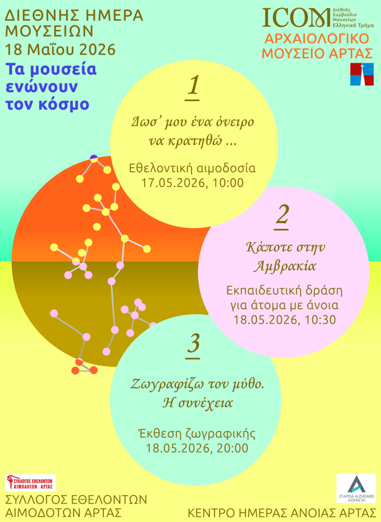 Δράσεις σε Άρτα και Ηγουμενίτσα για τη Διεθνή Ημέρα Μουσείων