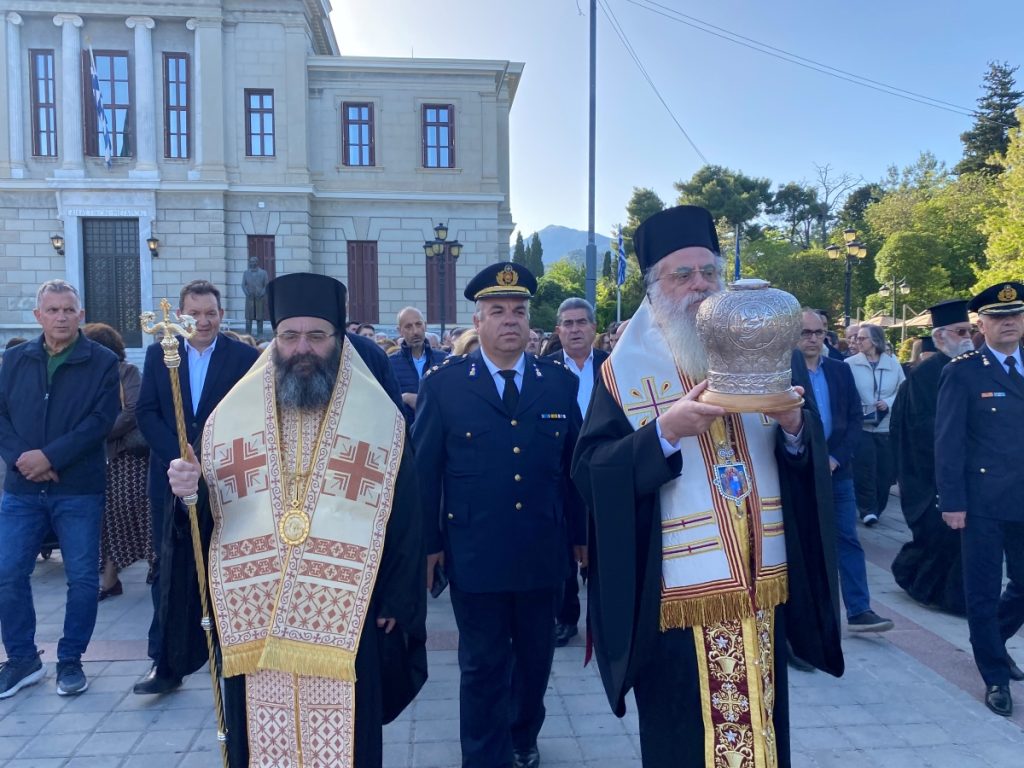 Η Τρίπολη υποδέχτηκε τα λείψανα των Πολιούχων και Προστατών της