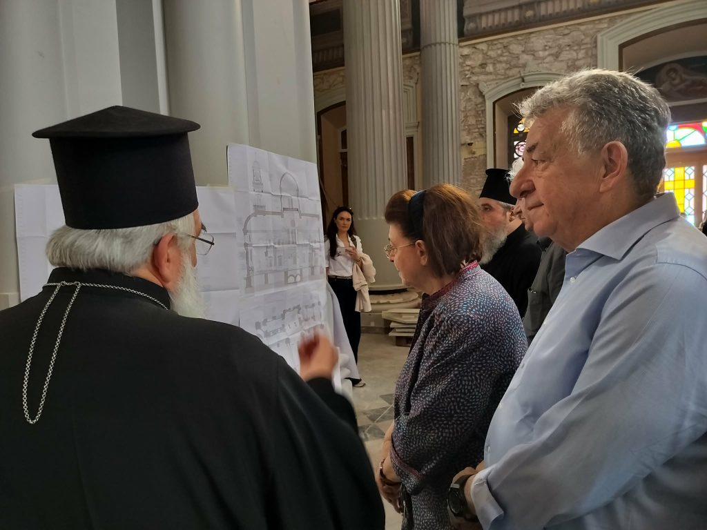 Ηράκλειο: Τα έργα στα ενετικά τείχη και τον Μητροπολιτικό Ναό του Αγίου Μηνά επιθεώρησε η Λίνα Μενδώνη
