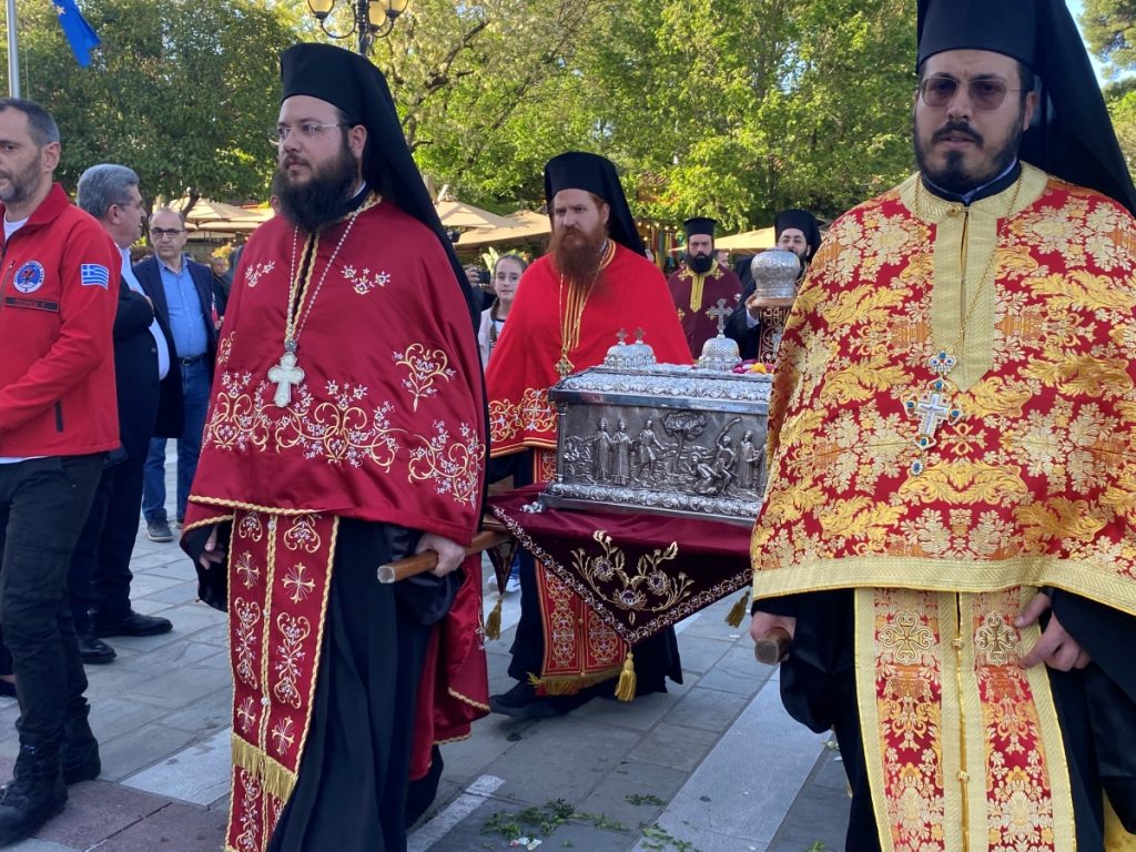 Η Τρίπολη υποδέχτηκε τα λείψανα των Πολιούχων και Προστατών της