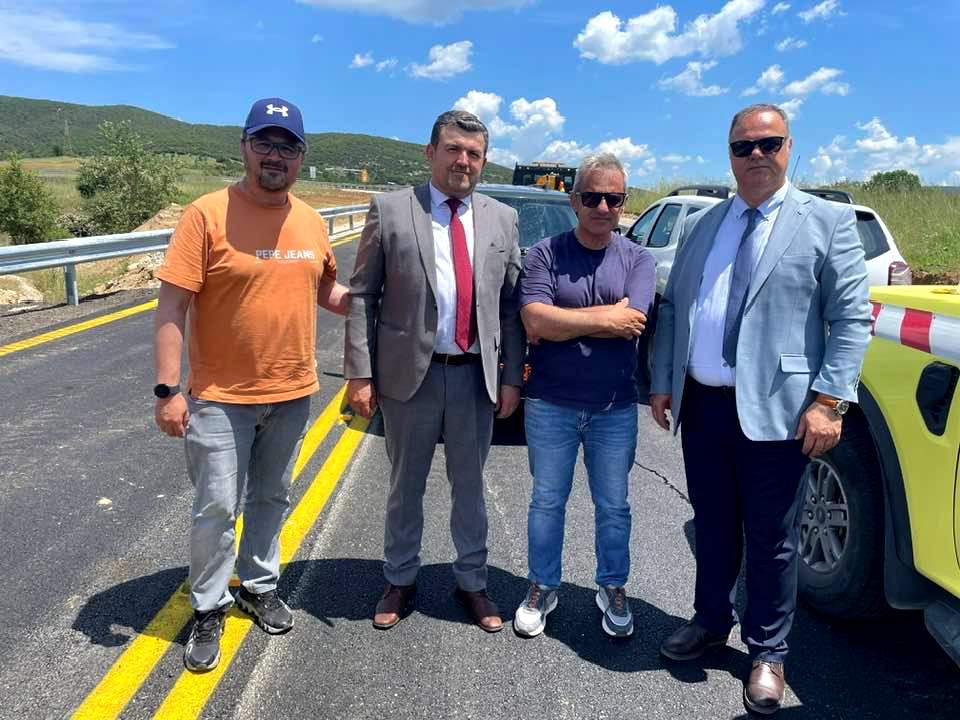 Δόθηκε στην κυκλοφορία η παράκαμψη της καθίζησης του οδικού άξονα Κομοτηνής-Βουλγαρίας