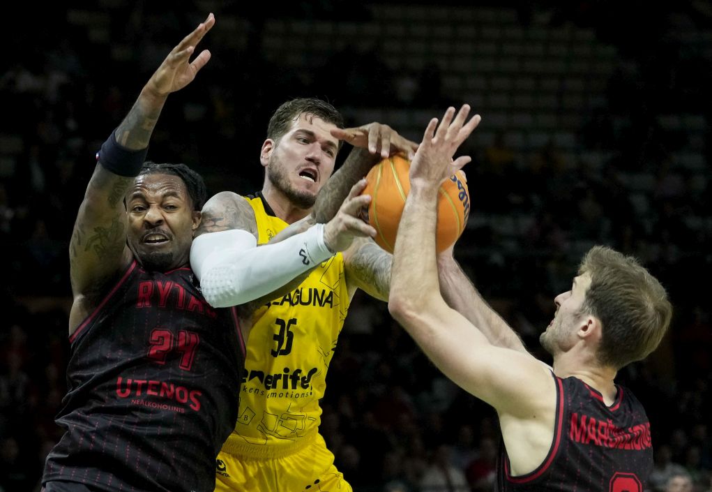 Basketball Champions League: Στον τελικό η Ρίτας που σάρωσε 87-69 την Τενερίφη και περιμένει το Σάββατο το νικητή του αγώνα Μάλαγα-ΑΕΚ